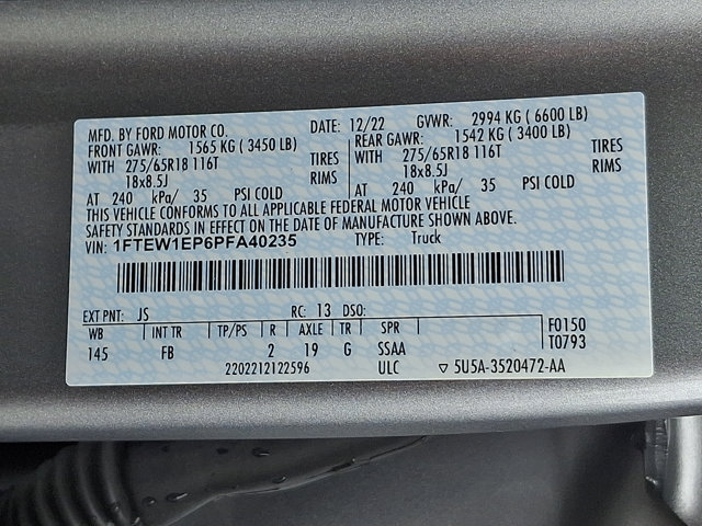 Certified 2023 Ford F150 XLT w/ Equipment Group 302A High AWD/4WD image 27