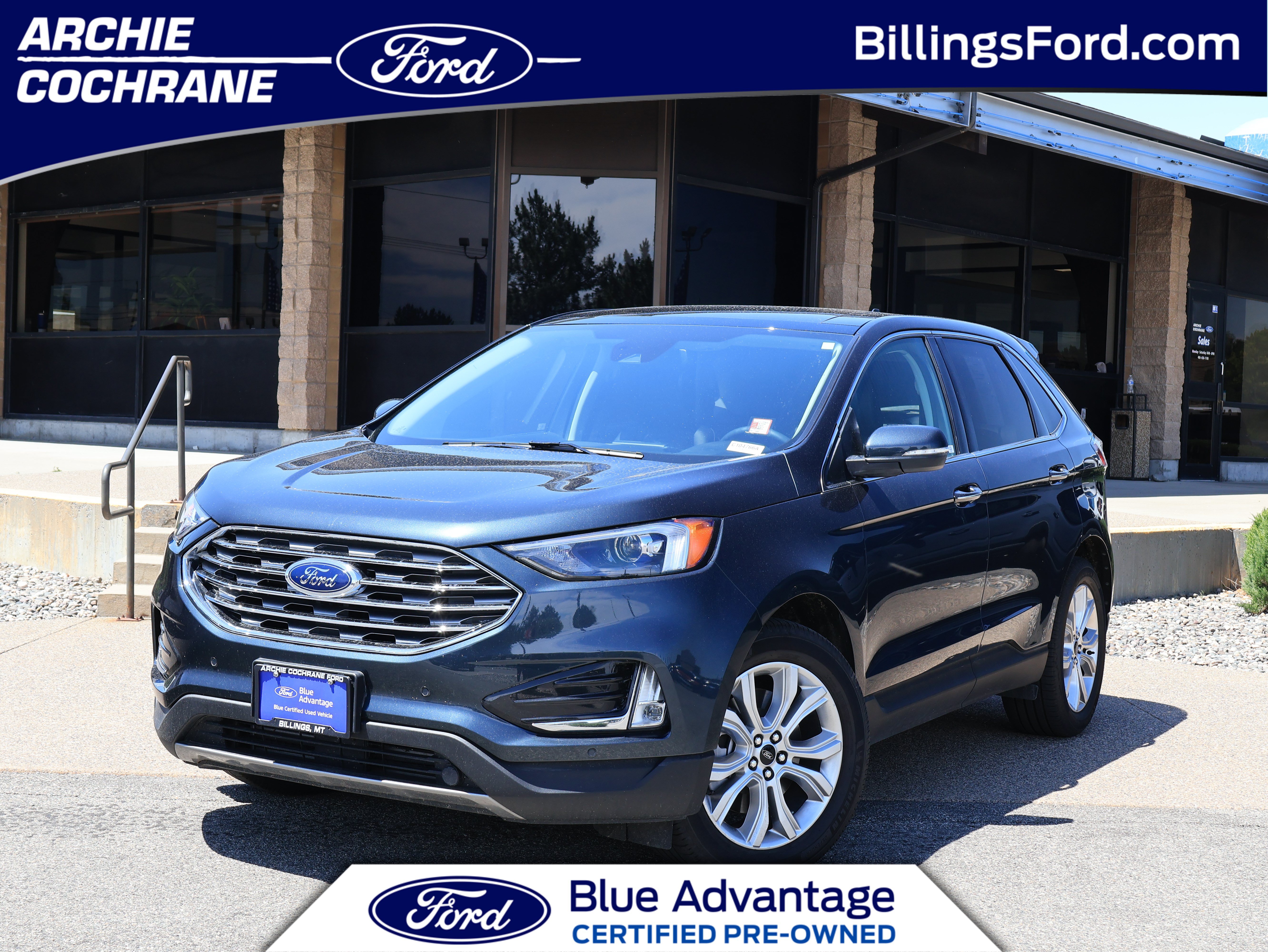 Certified 2023 Ford Edge Titanium w/ Class II Trailer Tow Package AWD/4WD image 1