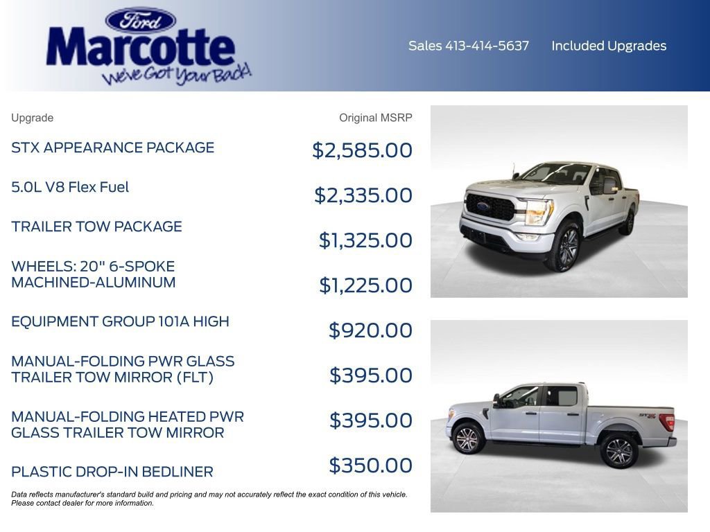 Certified 2022 Ford F150 XL w/ STX Appearance Package image 9