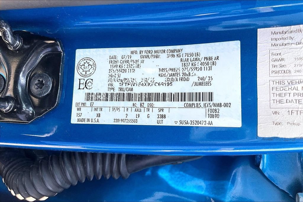 Certified 2019 Ford F150 XLT w/ Equipment Group 302A Luxury AWD/4WD image 33