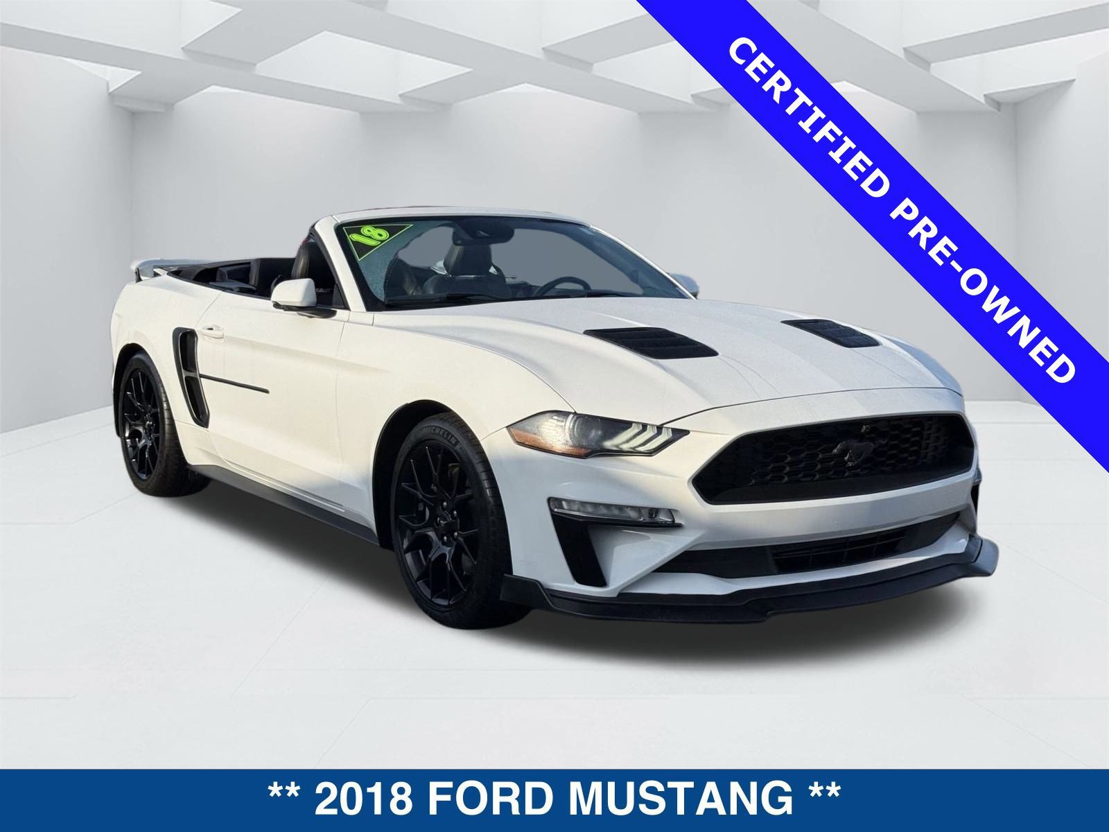 Certified 2018 Ford Mustang Premium w/ Ecoboost Performance Package image 7