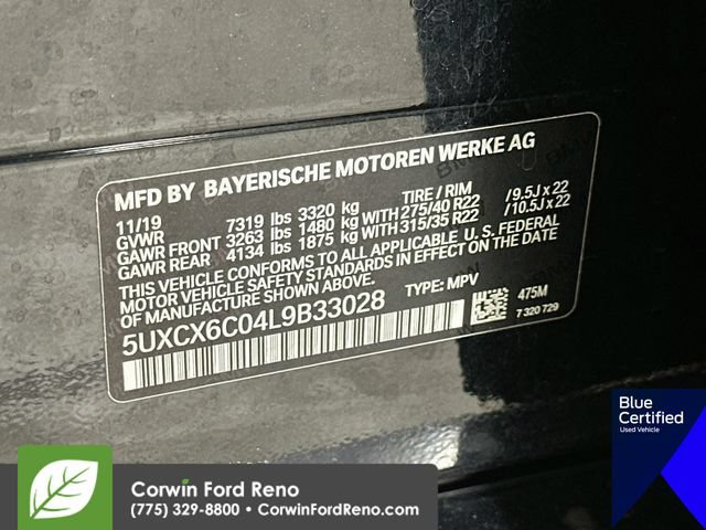 Used 2020 BMW X7 M50i w/ Dynamic Handling Package AWD/4WD image 39