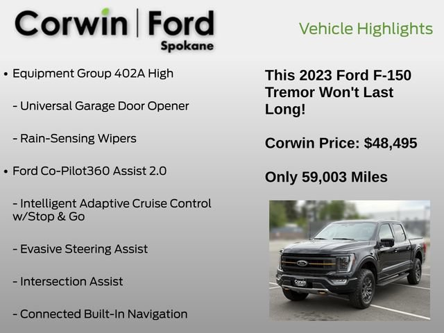 Certified 2023 Ford F150 Tremor w/ Equipment Group 402A High AWD/4WD image 19