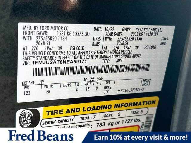 Certified 2022 Ford Expedition Limited image 38