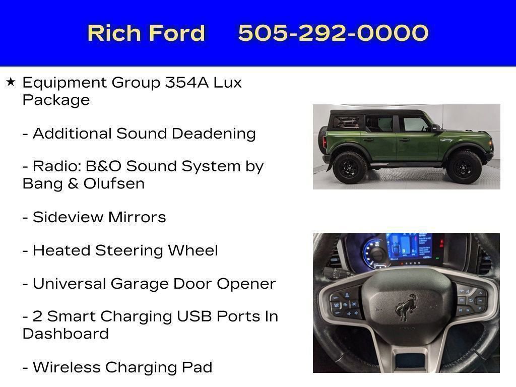 Certified 2023 Ford Bronco Wildtrak AWD/4WD image 78