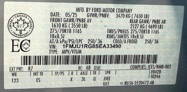 Certified 2025 Ford Expedition Tremor AWD/4WD image 24