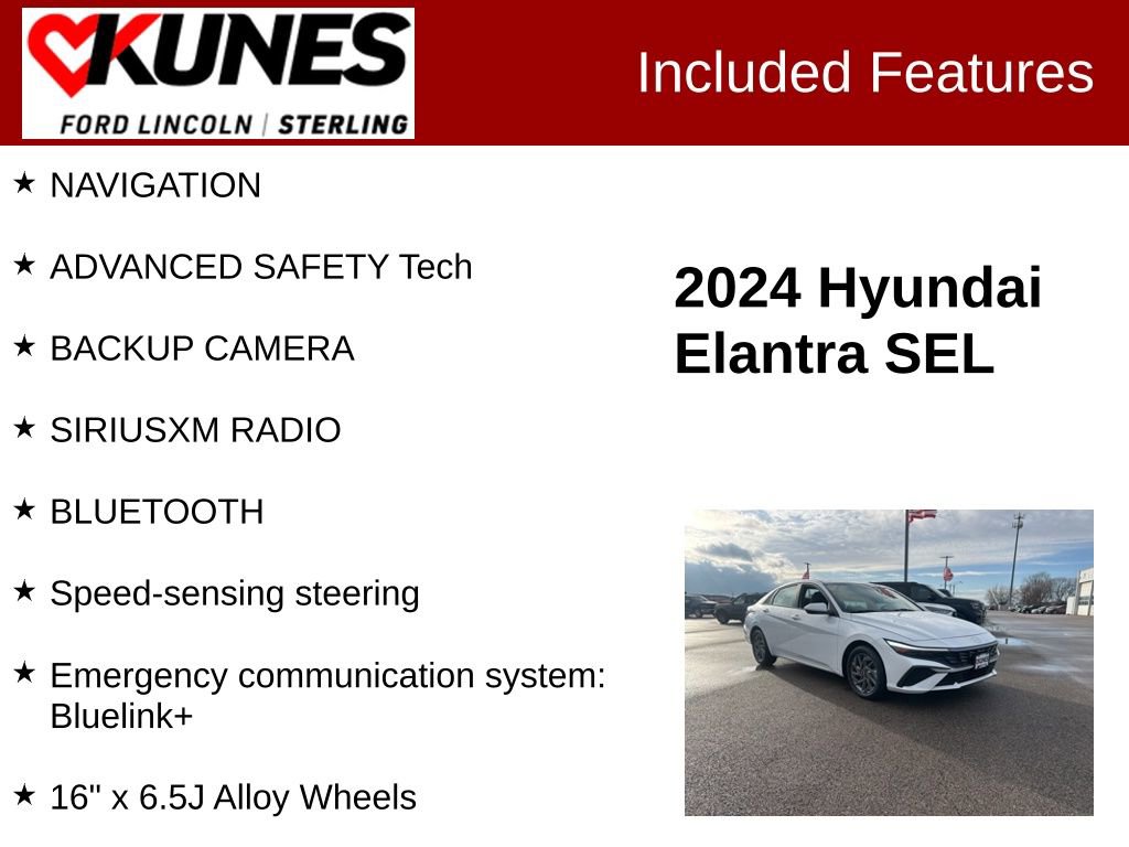 Used 2024 Hyundai Elantra SEL image 2