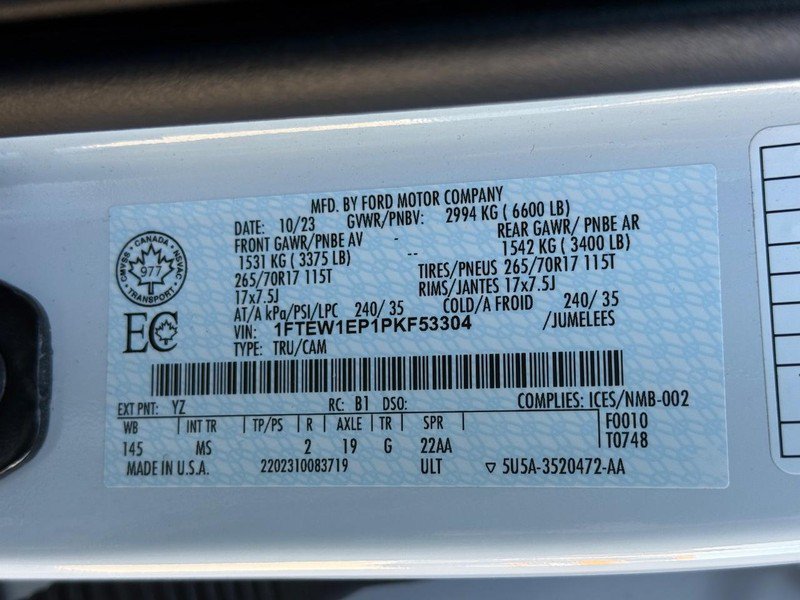 Certified 2023 Ford F150 XLT AWD/4WD image 28