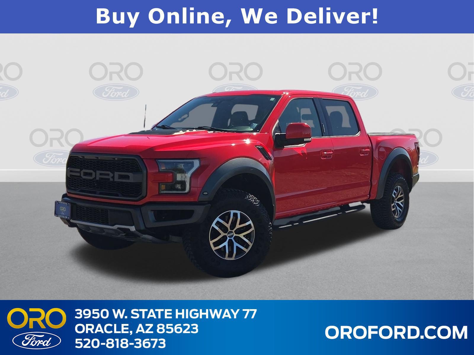 Certified 2018 Ford F150 Raptor w/ Equipment Group 802A Luxury
