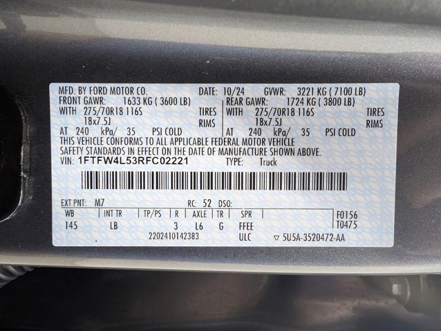 Certified 2024 Ford F150 Tremor AWD/4WD image 31