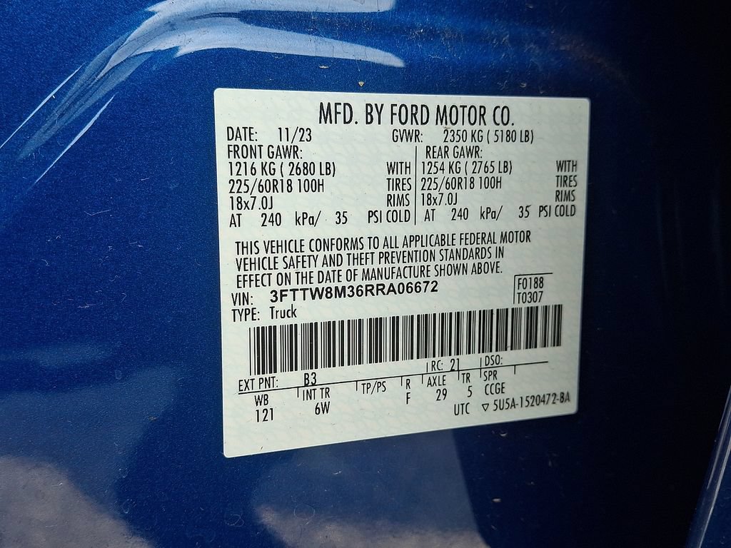 Certified 2024 Ford Maverick Lariat w/ Black Appearance Package FWD image 27