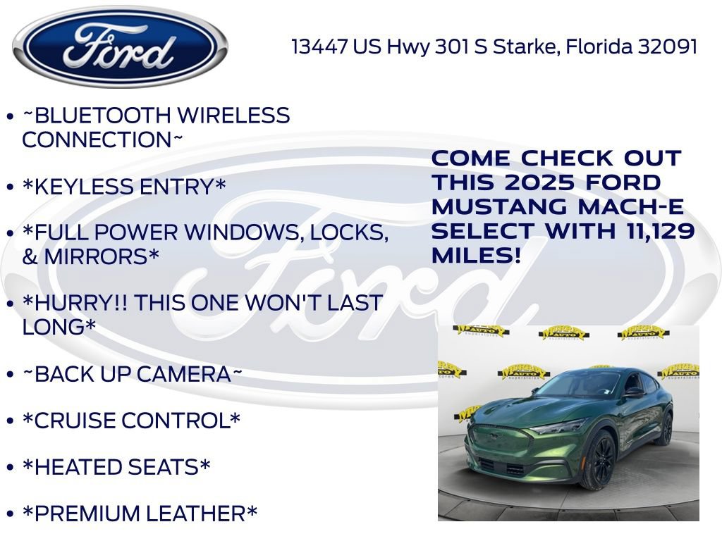 Certified 2025 Ford Mustang Mach-E Select w/ Comfort Package Lite AWD/4WD image 12