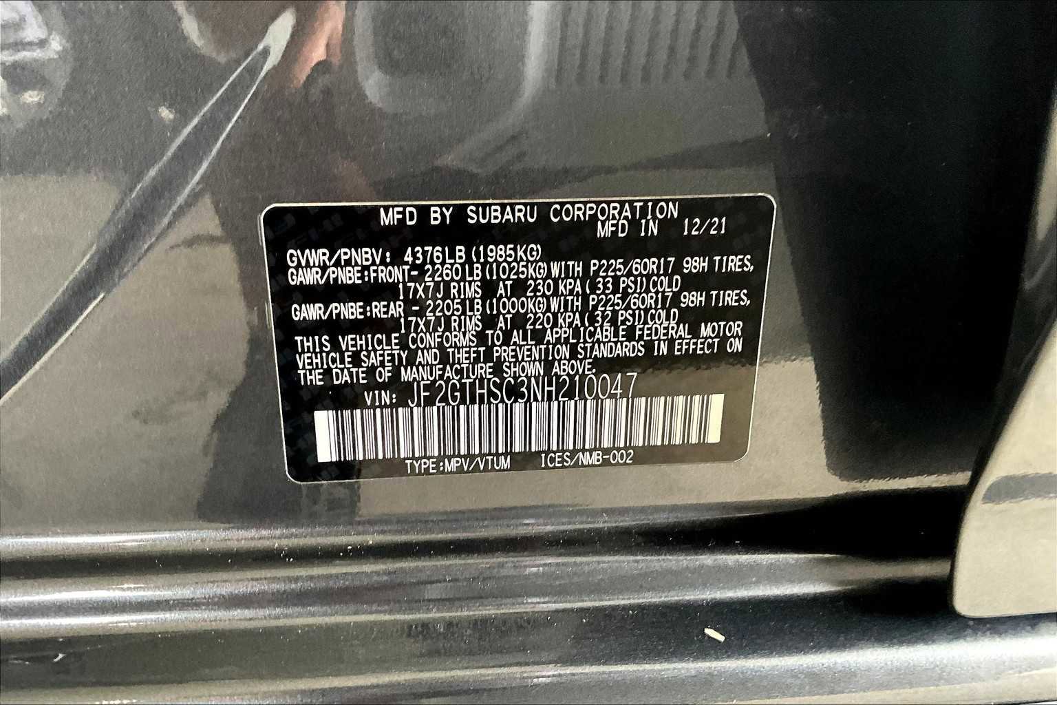 Used 2022 Subaru Crosstrek 2.5i Sport w/ Moonroof Package image 31