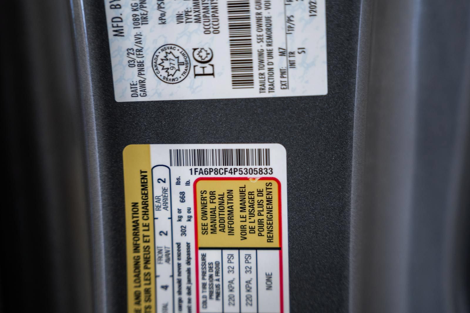 Certified 2023 Ford Mustang GT Premium w/ GT Performance Package RWD image 45