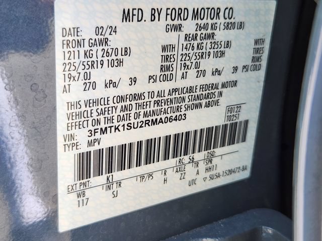 Certified 2024 Ford Mustang Mach-E Select w/ Comfort Package Lite AWD/4WD image 27