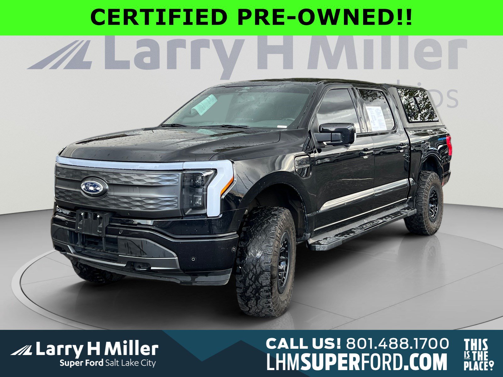Certified 2022 Ford F150 Lightning Lariat w/ Tow Technology Package