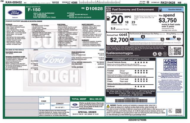 Certified 2024 Ford F150 STX w/ STX Black Appearance Package AWD/4WD image 36