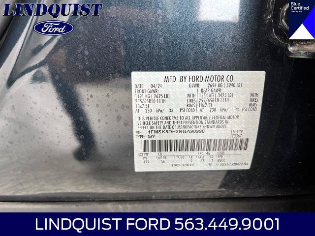 Certified 2024 Ford Explorer XLT w/ Equipment Group 202A AWD/4WD image 18