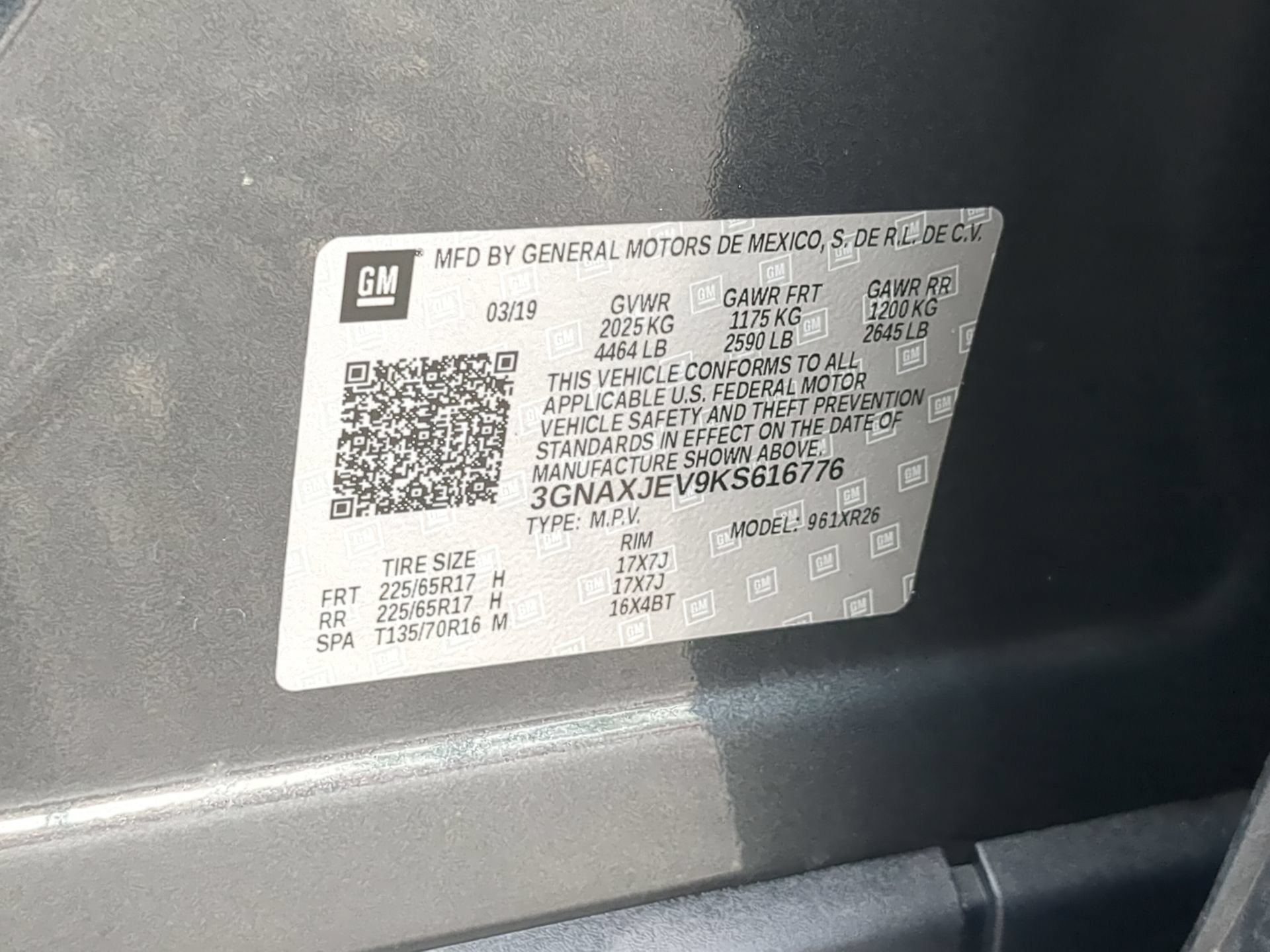 Used 2019 Chevrolet Equinox LT w/ Driver Convenience Package FWD image 72