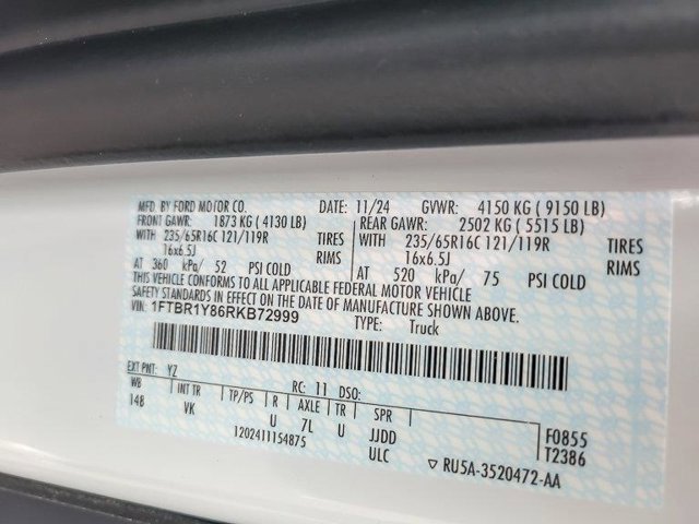 Certified 2024 Ford Transit 250 Base image 31