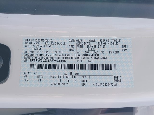 Certified 2024 Ford F150 XLT w/ Equipment Group 302A MID AWD/4WD image 18