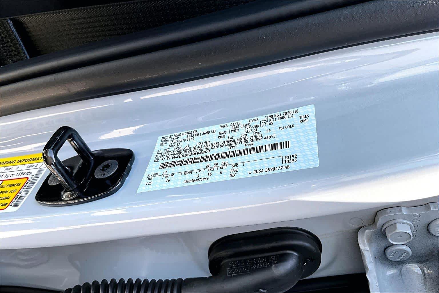 Certified 2025 Ford F150 Tremor AWD/4WD image 34