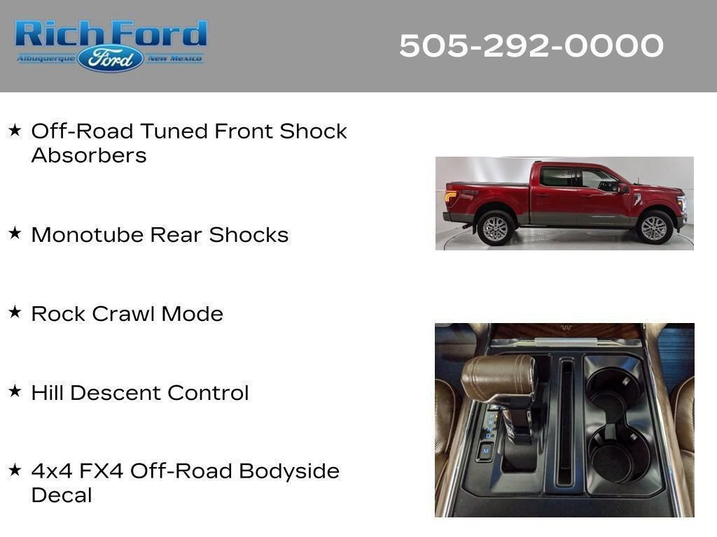 Certified 2025 Ford F150 King Ranch w/ FX4 Off-Road Package AWD/4WD image 66