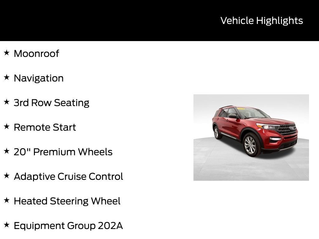 Certified 2023 Ford Explorer XLT w/ Equipment Group 202A image 13