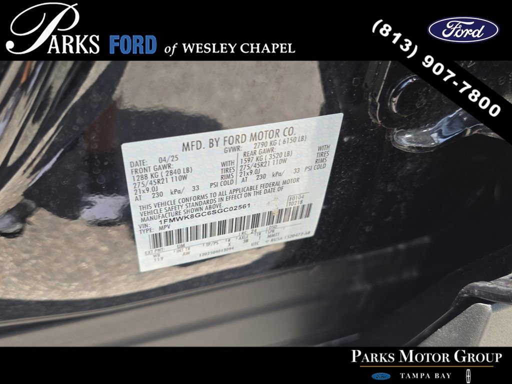 Certified 2025 Ford Explorer ST w/ Sun And Sound Package AWD/4WD image 33