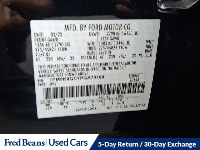 Certified 2023 Ford Explorer ST w/ Equipment Group 401A image 27