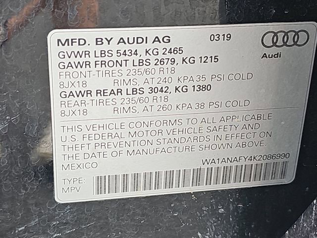 Used 2019 Audi Q5 2.0T Premium w/ Convenience Package AWD/4WD image 38