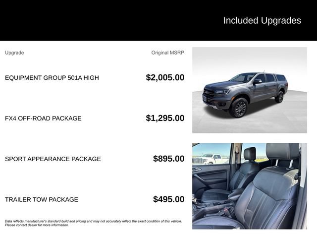 Certified 2023 Ford Ranger Lariat w/ Equipment Group 501A High AWD/4WD image 5