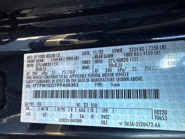 Certified 2023 Ford F150 XLT w/ Equipment Group 302A High image 22