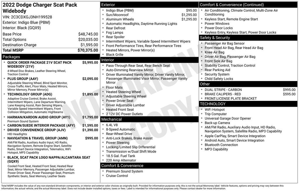 Used 2022 Dodge Charger Scat Pack RWD image 36
