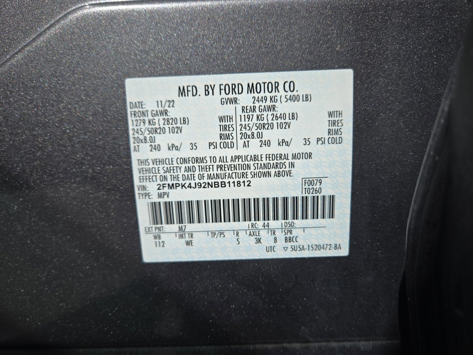 Certified 2022 Ford Edge ST-Line AWD/4WD image 28