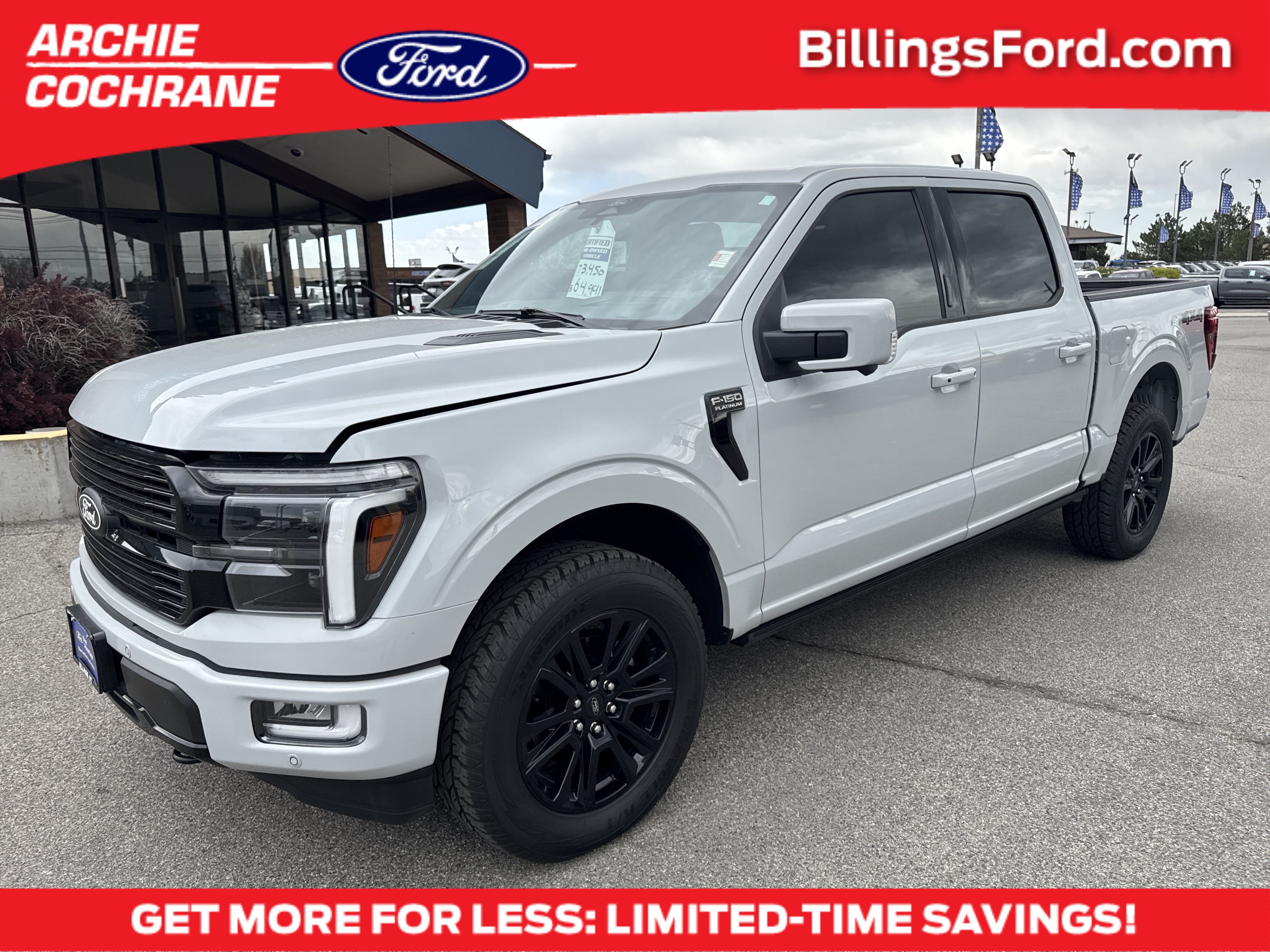 Certified 2024 Ford F150 Platinum