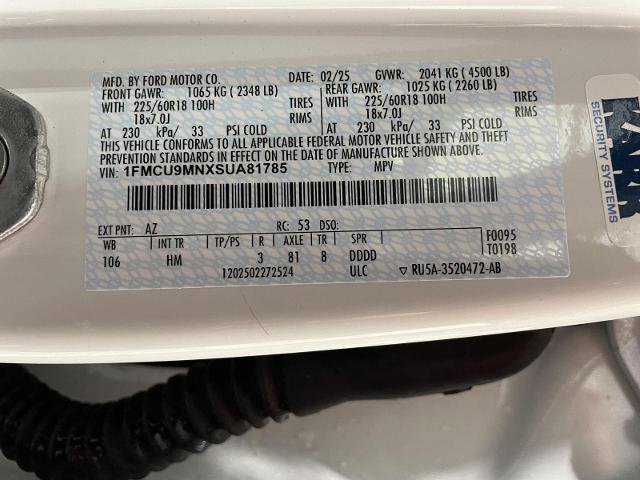 Certified 2025 Ford Escape ST-Line w/ Cold Weather Package image 30