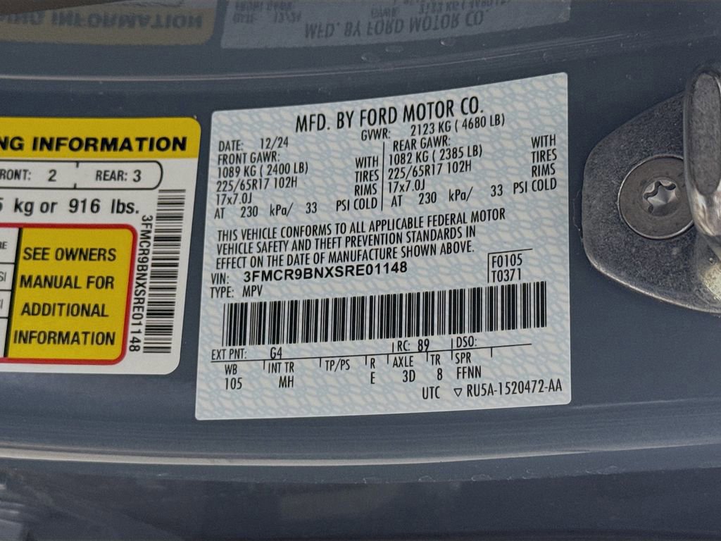 Certified 2025 Ford Bronco Sport Big Bend w/ Convenience Package image 33