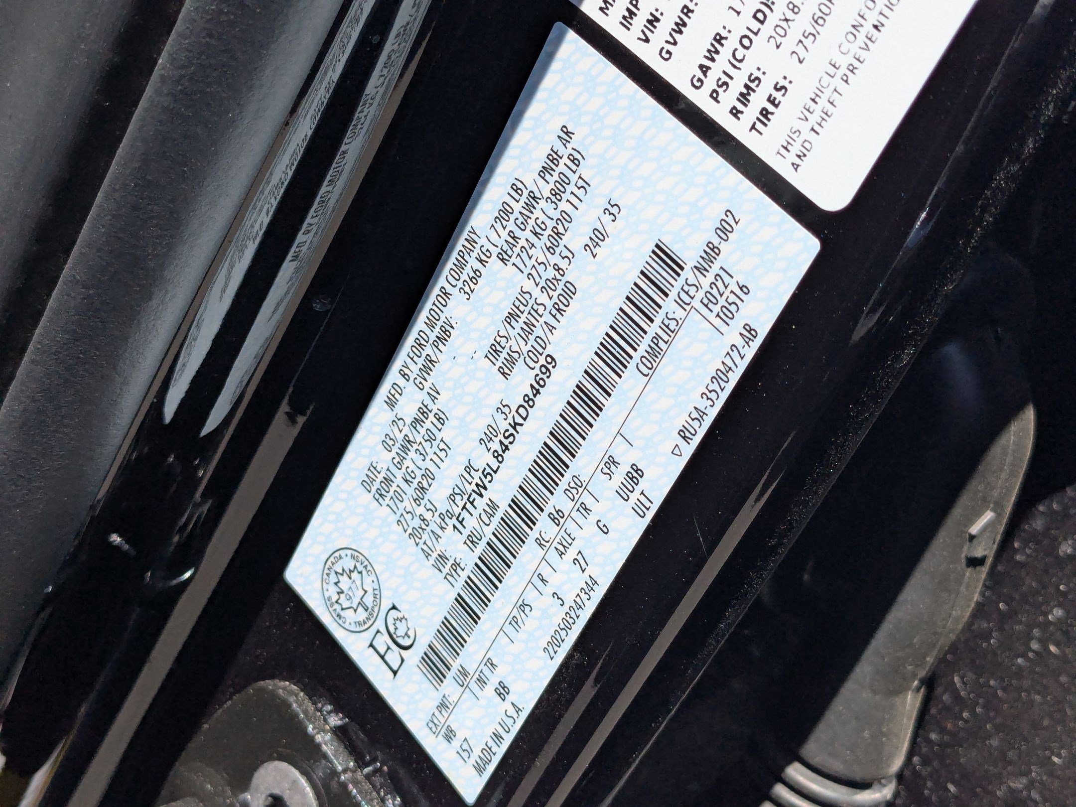 Certified 2025 Ford F150 Lariat AWD/4WD image 39