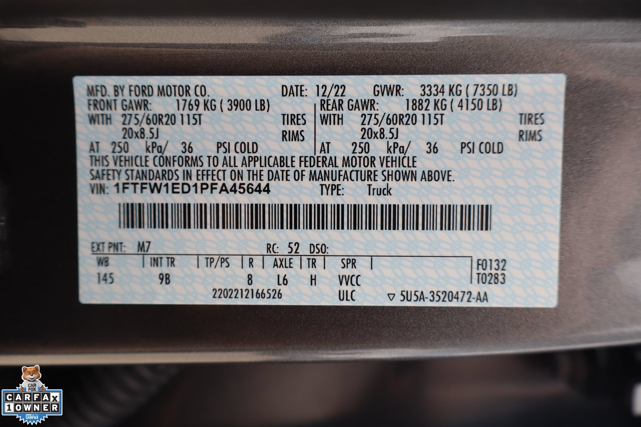 Certified 2023 Ford F150 Platinum w/ Equipment Group 701A High AWD/4WD image 32