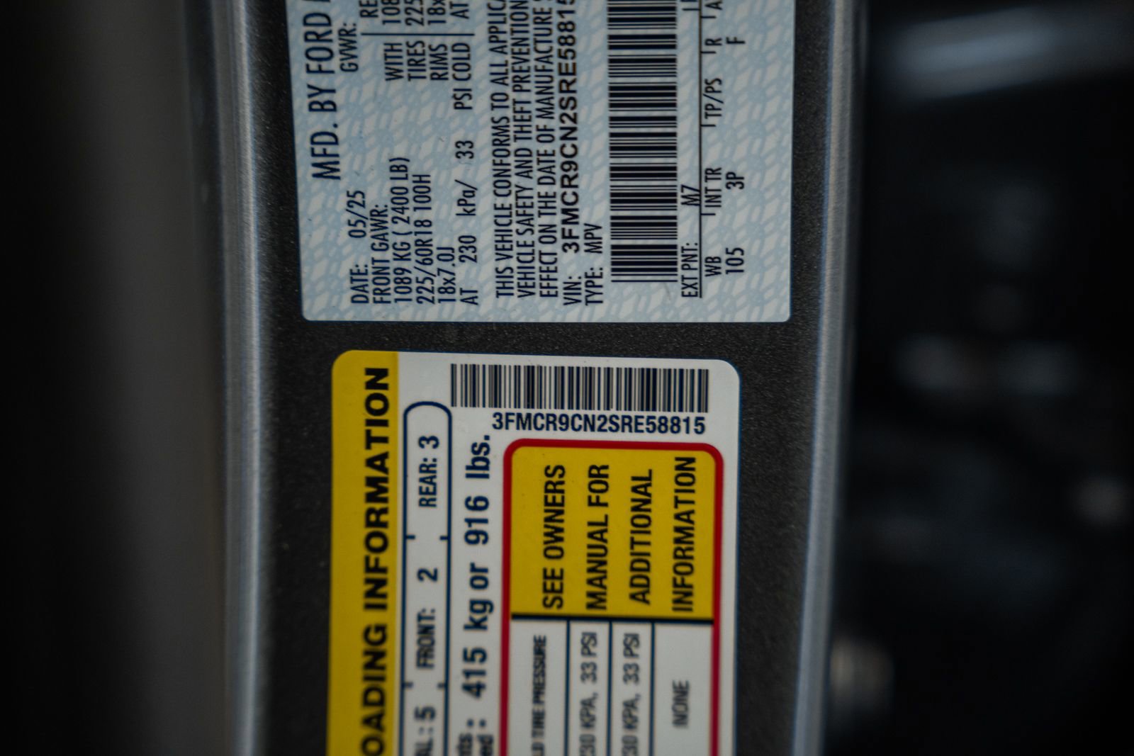 Certified 2025 Ford Bronco Sport Outer Banks w/ Outer Banks Tech Package+ image 43