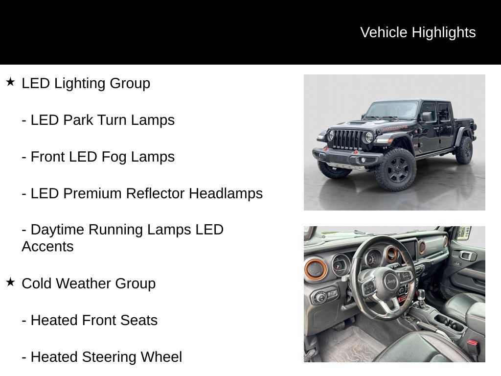 Used 2022 Jeep Gladiator Mojave w/ LED Lighting Group AWD/4WD image 11