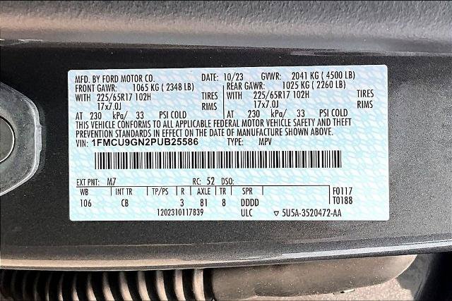 Certified 2023 Ford Escape Active AWD/4WD image 35
