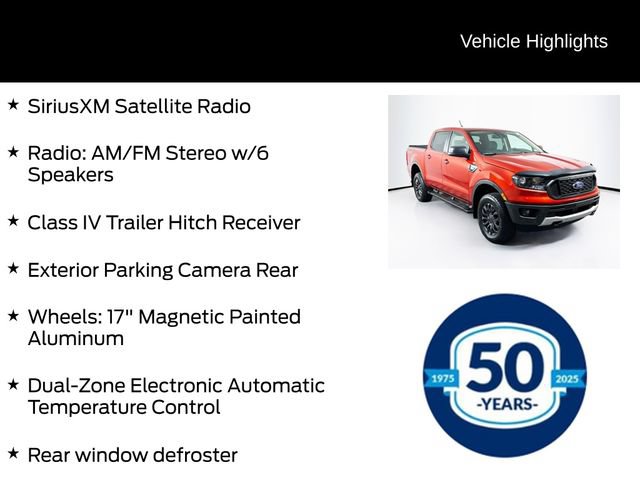Certified 2019 Ford Ranger XLT w/ Equipment Group 302A Luxury AWD/4WD image 11