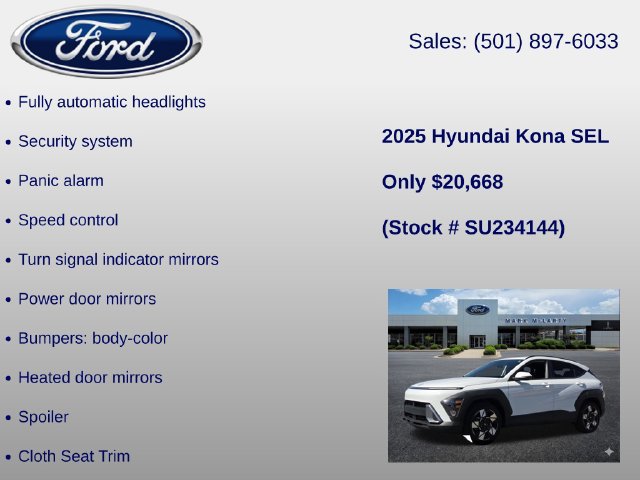 Used 2025 Hyundai Kona SEL FWD image 24