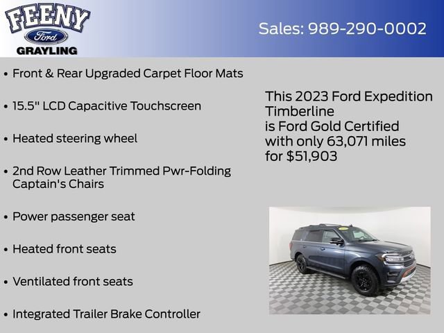 Certified 2023 Ford Expedition Timberline image 28