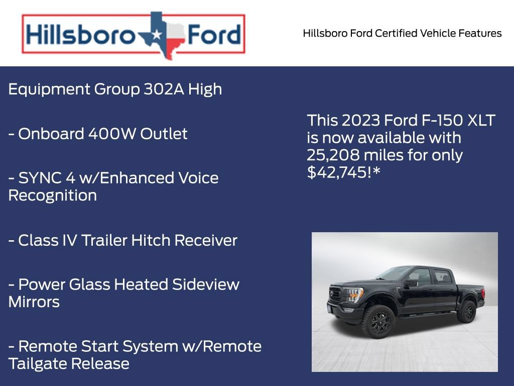 Certified 2023 Ford F150 XLT w/ Equipment Group 302A High AWD/4WD image 5
