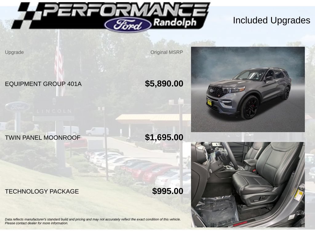 Certified 2023 Ford Explorer ST w/ Equipment Group 401A AWD/4WD image 6
