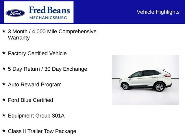 Certified 2020 Ford Edge Titanium w/ Equipment Group 301A AWD/4WD image 7