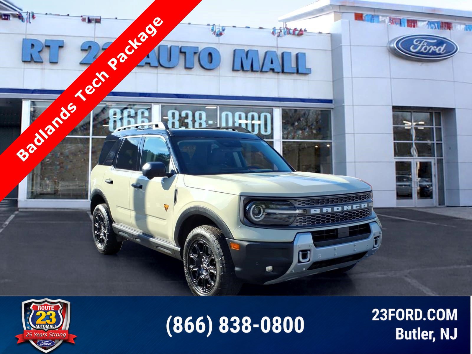 Certified 2025 Ford Bronco Sport Badlands w/ Badlands Tech Package